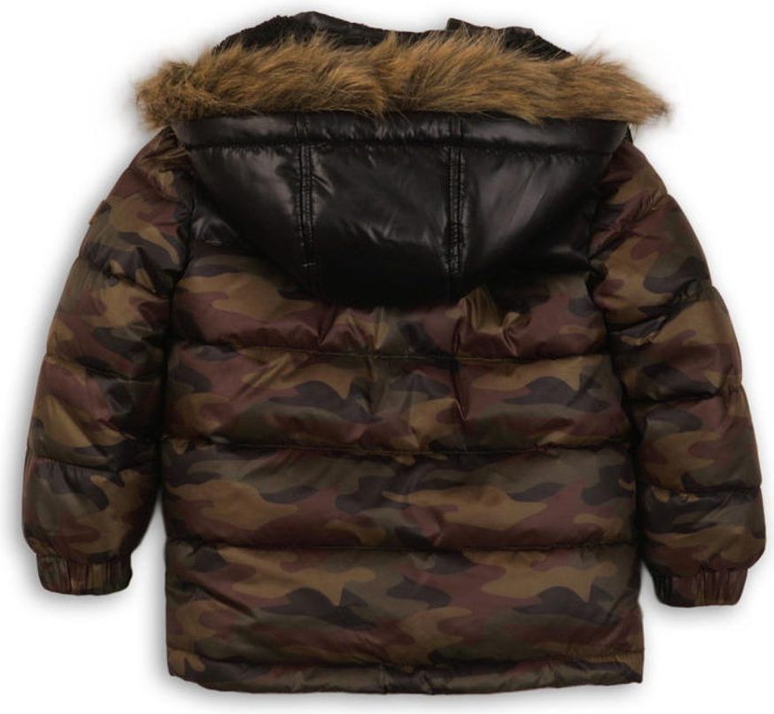 Minoti Bunda chlapecká Puffa, Minoti, BROOK 8, khaki - 92/98 - obrázek 3