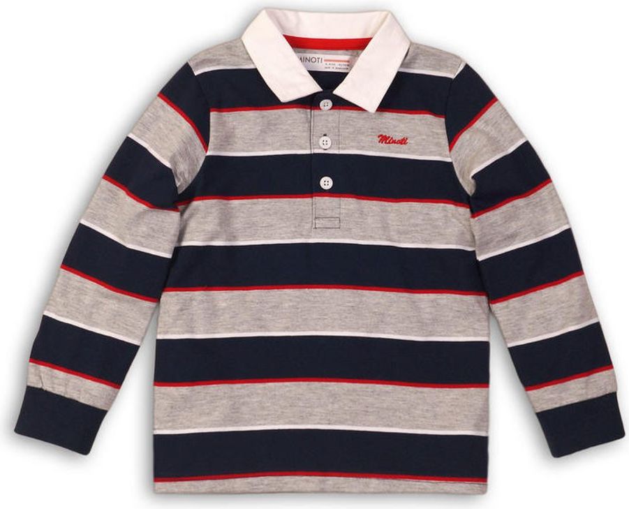 Minoti Tričko chlapecké POLO bavlněné s dlouhým rukávem, Minoti, DEPT 1, kluk - 92/98 - obrázek 1