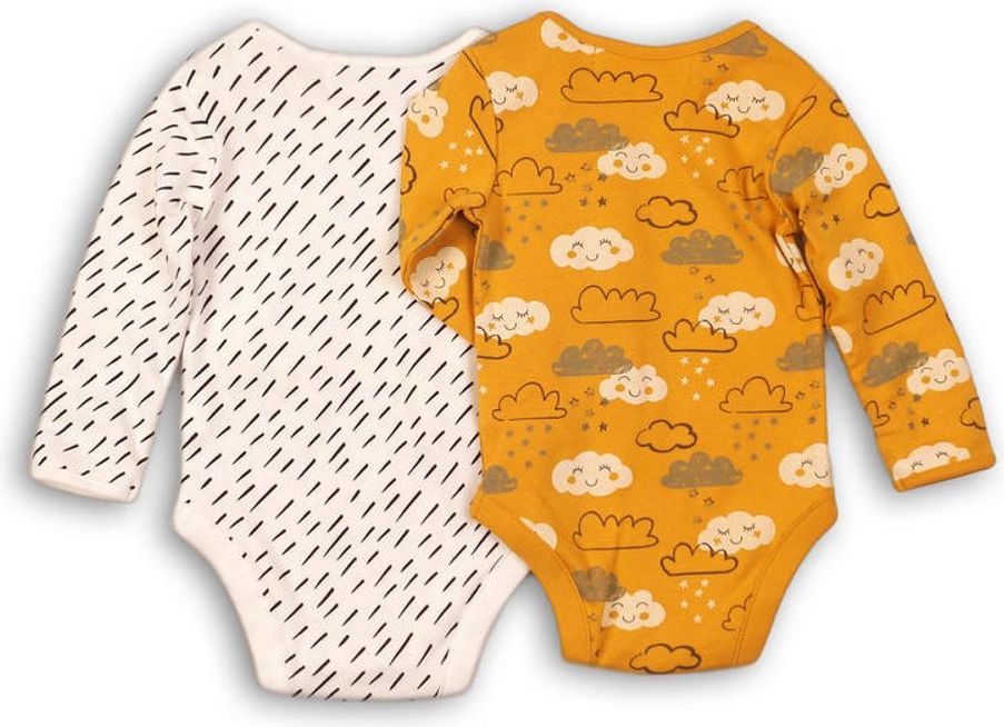 Minoti Body kojenecké 2pack, Minoti, CLOUD 9, kluk - 50 - obrázek 3