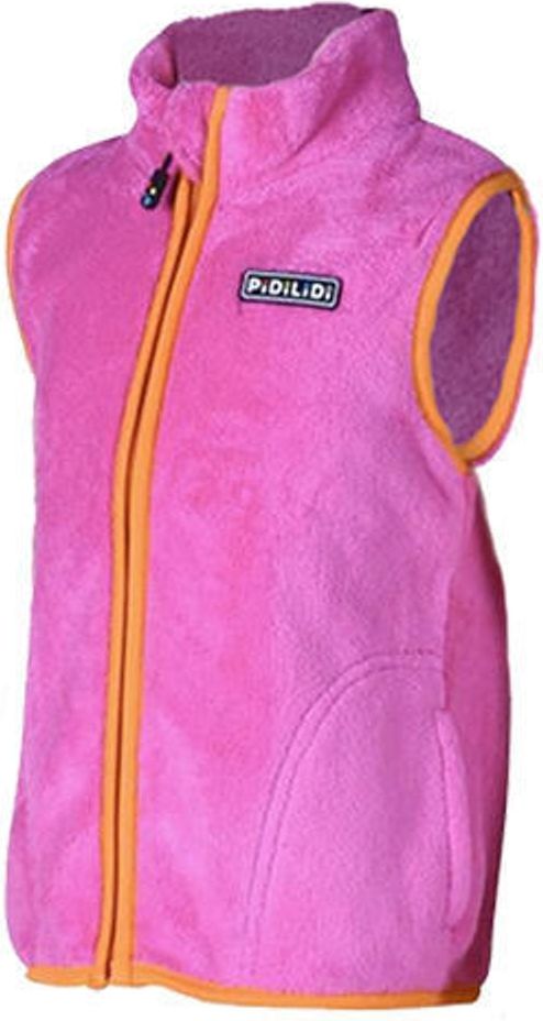 Pidilidi vesta dětská chlupatá, Pidilidi, PD0984, růžová - 152 - obrázek 1