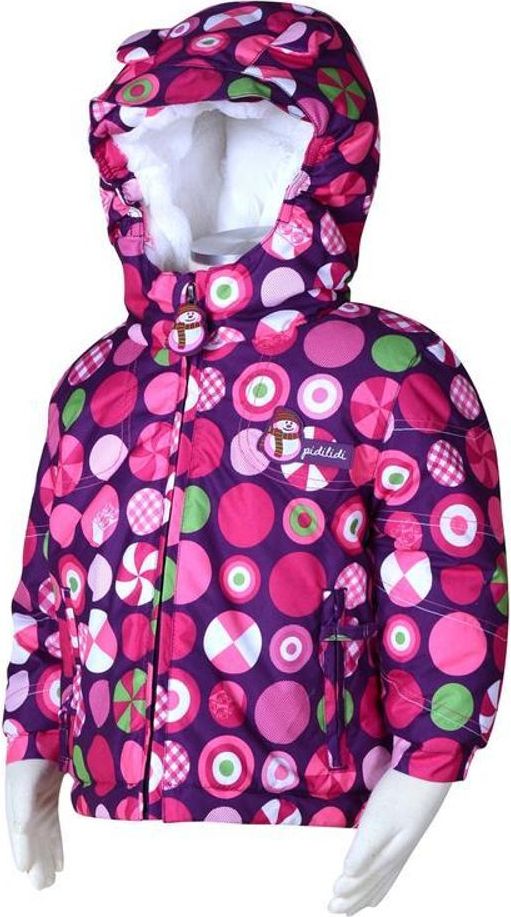 Pidilidi bunda zimní s kožíškem, Pidilidi, PD979, růžová - 92 - obrázek 1