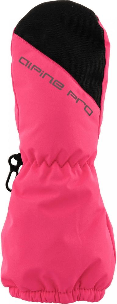 ALPINE PRO RAINERO dívčí rukavice XS růžová - obrázek 1