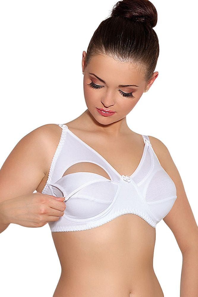Jarpol Dámská kojící podprsenka Matka white bílá 80/G - obrázek 1
