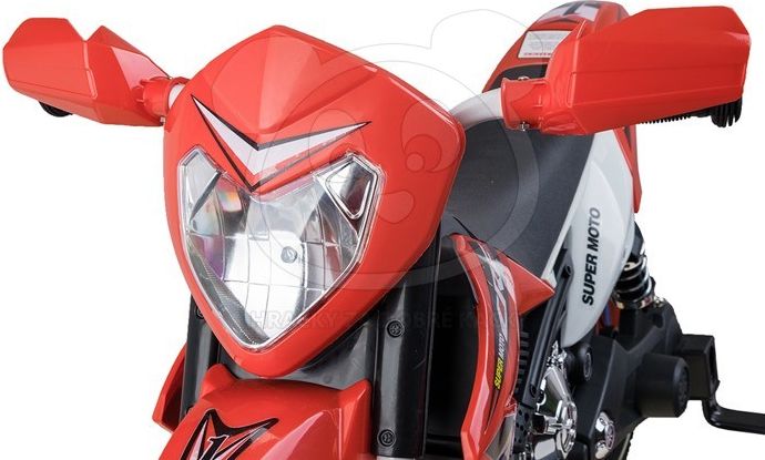 Ramiz elektrická motorka Cross s nafukovacími koly - modrá - obrázek 4