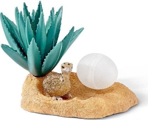 SCHLEICH Svět přírody - pštrosí hnízdo pod kapradím - obrázek 1