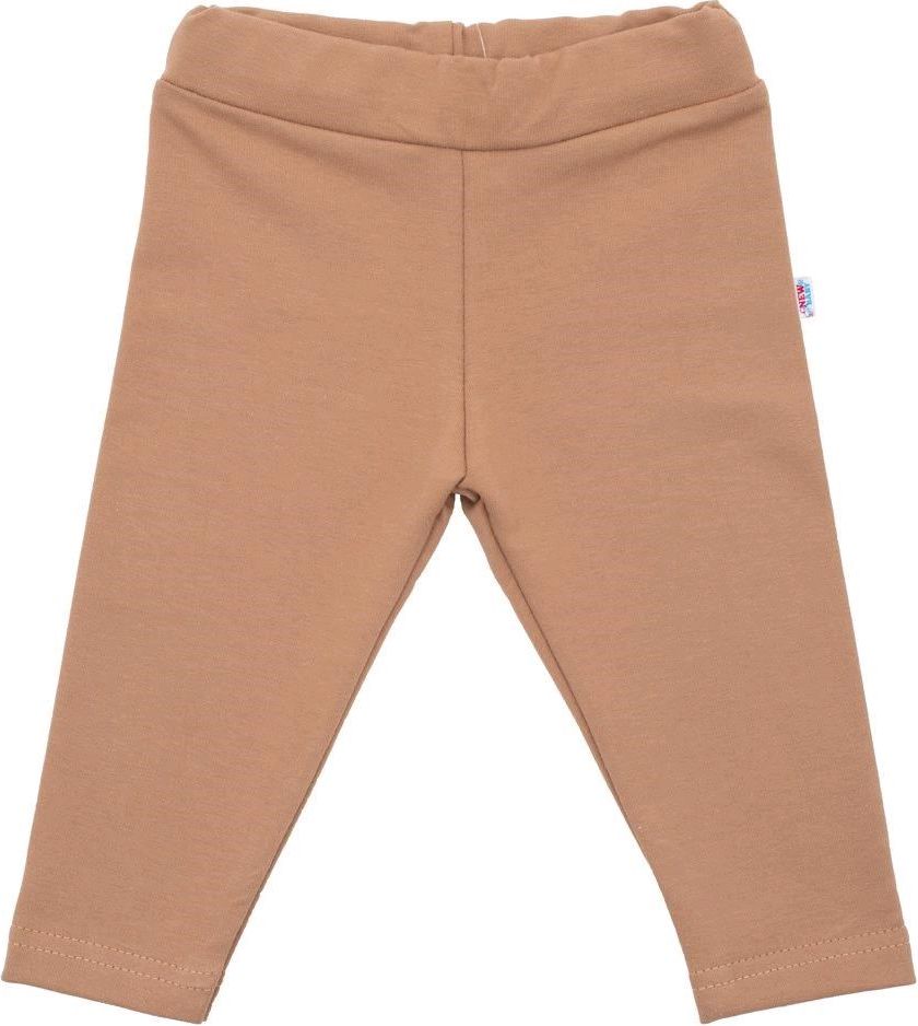 NEW BABY Kojenecké bavlněné legíny New Baby Leggings hnědé Hnědá 74 (6-9m) - obrázek 1