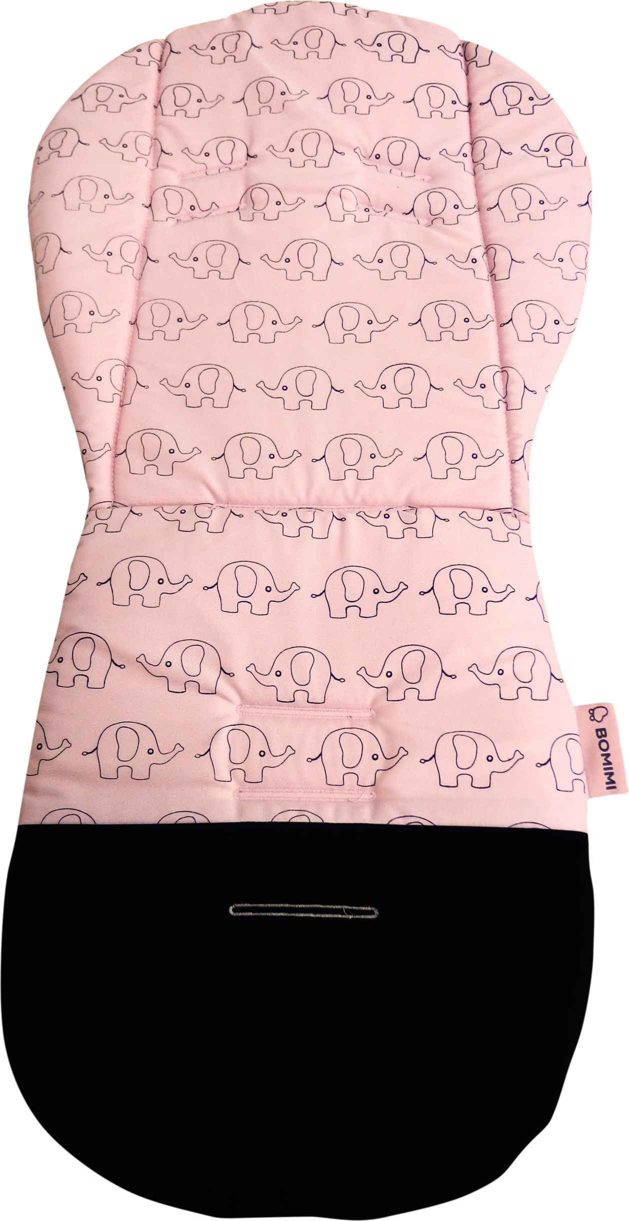 BOMIMI Ada Podložka do kočárku Elephant Baby Pink - obrázek 1