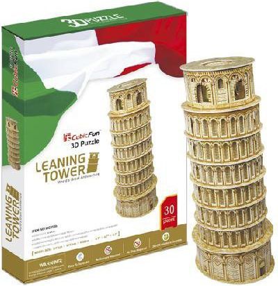 CUBICFUN 3D puzzle Šikmá věž v Pise 30 dílků - obrázek 1