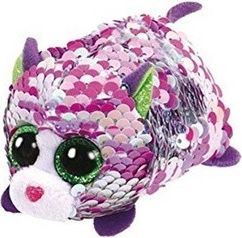 Teeny Tys Flippables LILAC fialová kočka s flitry 10 cm - obrázek 1
