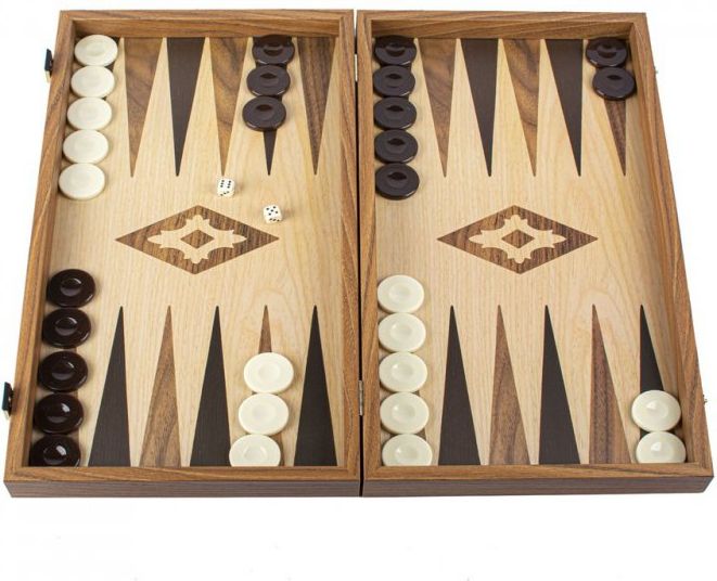 Backgammon Světlý střední - obrázek 1