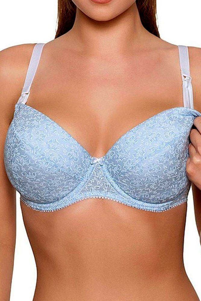 Vena Dámská kojící podprsenka VMK 01 blue světle modrá 80/B - obrázek 1