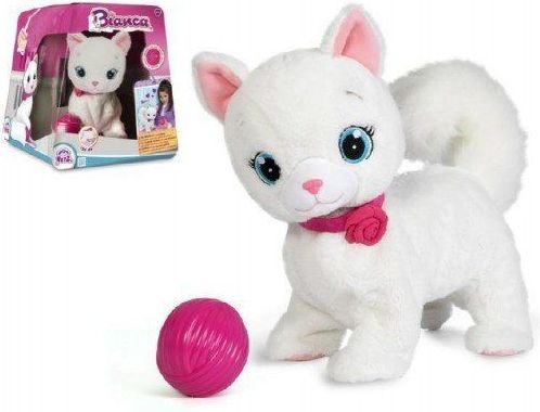 Teddies Kočka Bianca mluvící hýbající se plyš 25cm na baterie v krabici - obrázek 1