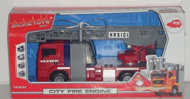 Dickie Hasičské auto 31 cm, česká verze - obrázek 1