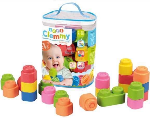 Clementoni Clemmy baby - 24 kostek v plastovém pytli - obrázek 1