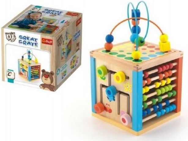 Trefl Kostka edukační dřevěná Wooden Toys - obrázek 1