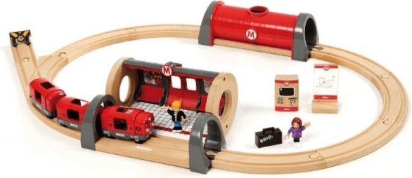 Brio Souprava metra s nástupištěm a kolejemi - obrázek 1