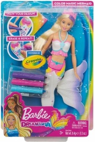 Barbie d.i.y. Crayola mořská víla - obrázek 1