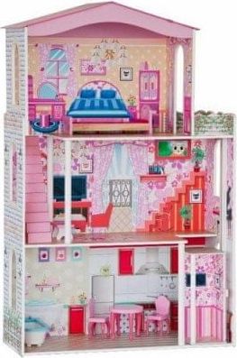 Woody Woody Domeček - velký, 7 ks nábytku ( pro panenky typu Barbie) - obrázek 1