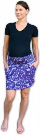 Letní těhotenská sukně s kapsami - vzor č. 01 - obrázek 1