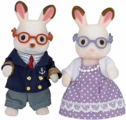 Sylvanian Families Sylvanian Families - Babička a dědeček "chocolate" králíci - obrázek 1