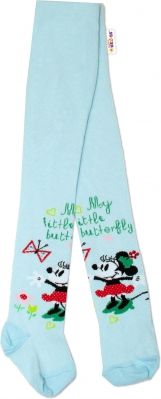 Bavlněné punčocháče Disney Minnie - mátové, vel. 62/74 - obrázek 1