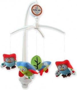 Kolotoč nad postýlku Baby Mix Sovy, Multicolor - obrázek 1