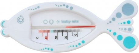 Dětský teploměr do vaničky Baby Mix Rybička white, Bílá - obrázek 1