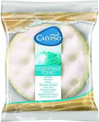 Mycí masážní houba Essentials Tonic Calypso žlutá, Žlutá - obrázek 1