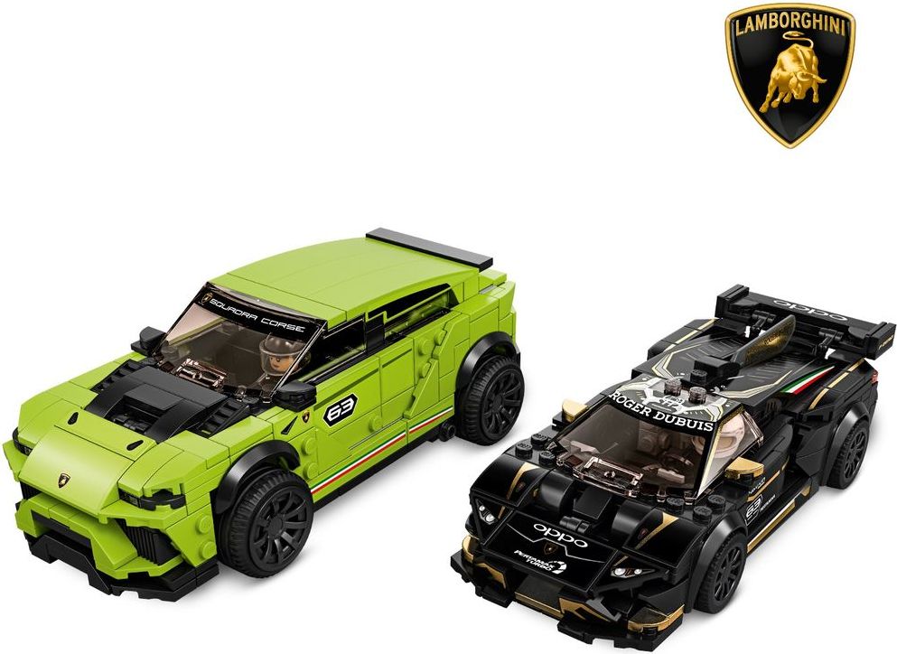 LEGO Speed Champions 76899 Lamborghini Urus ST-X & Lamborghini Huracán Super Trofeo EVO - obrázek 1
