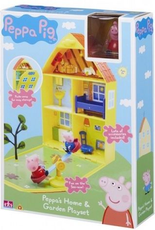 Wiky PEPPA PIG - domeček se zahrádkou + figurka a příslušenství - obrázek 1