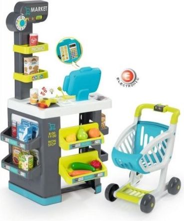 Simba Smoby Citymarket šedozelený - obrázek 1