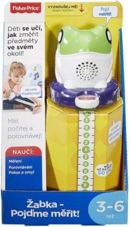 Fisher-Price FISHER PRICE PS ŽABKA NAUČ SE MĚŘIT CZ - obrázek 1