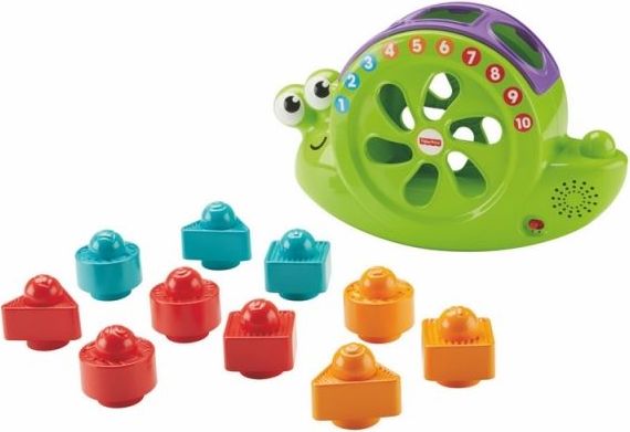 Fisher-Price Fisher Price Vkládačka Zpívající šnek se zvuky - obrázek 1