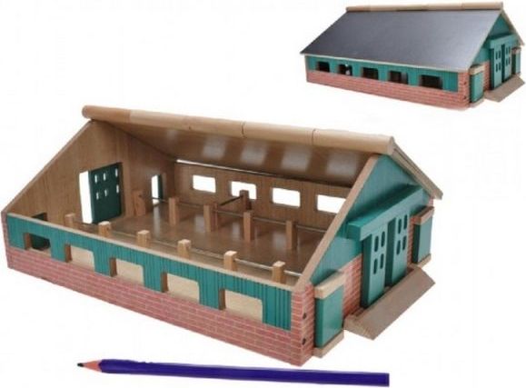 Mikro Trading Farma dřevěná 21,2x11,2x30cm 1:87 - obrázek 1