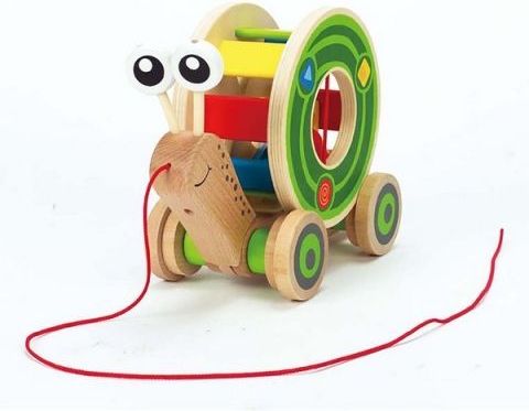 Hape Tahačka šnek s vkládacími geometrickými tvary - obrázek 1