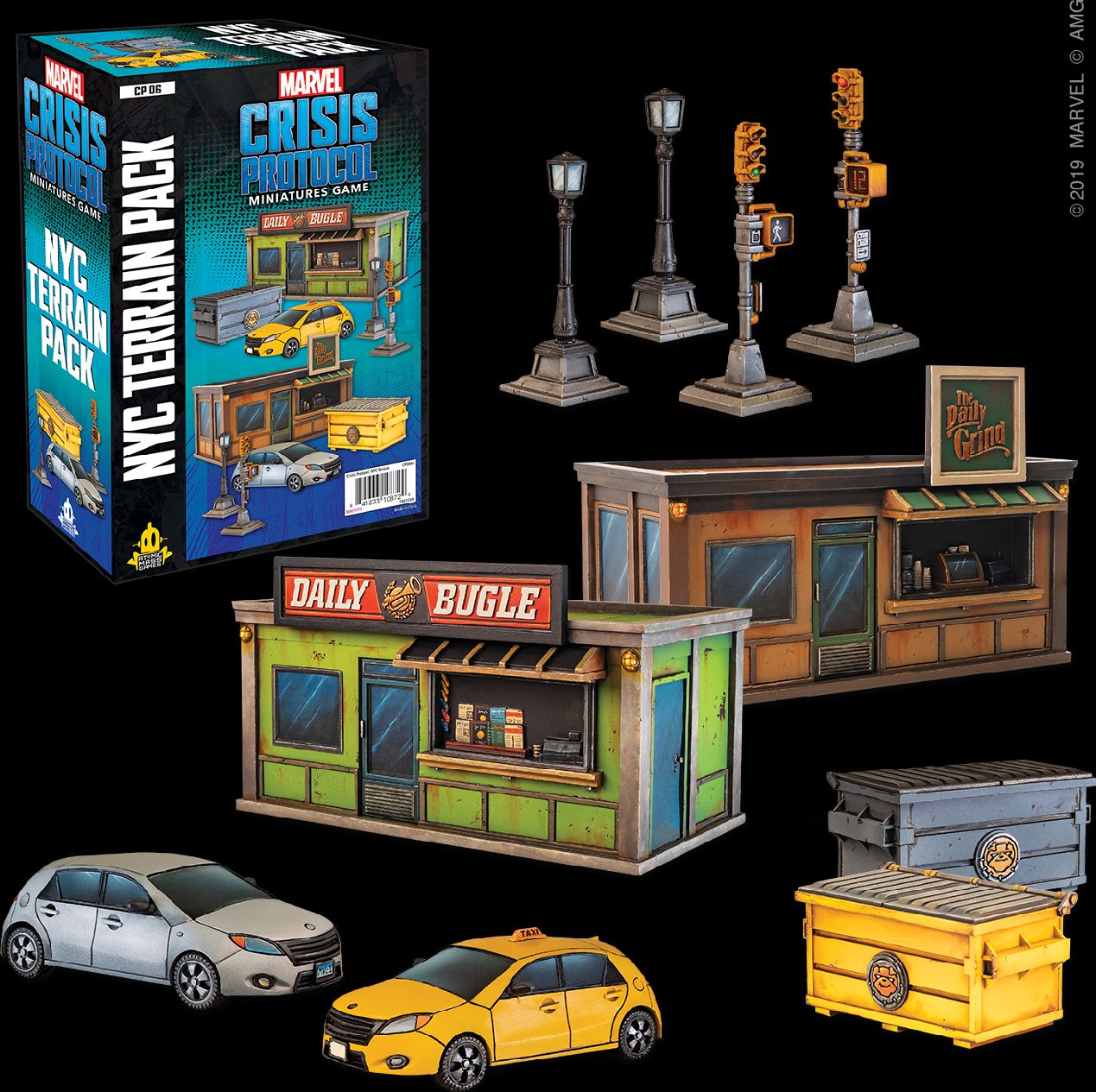 Fantasy Flight Games Marvel Crisis Protocol: NYC Terrain - obrázek 2