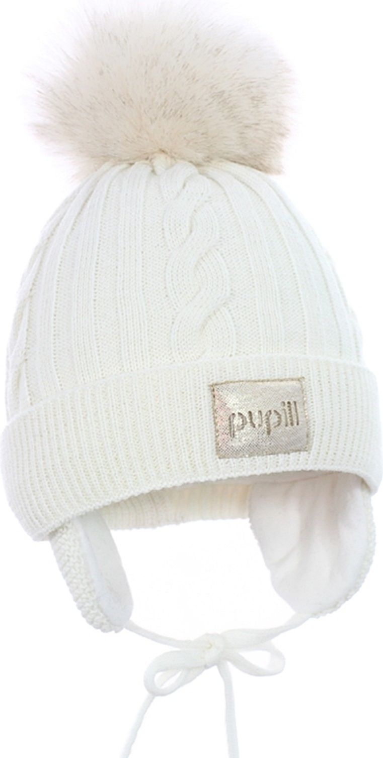 PUPILL Čepice AURORA vel. 48-50, krémová - obrázek 1