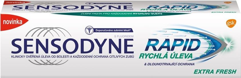 Sensodyne Rapid Extra Fresh zubní pasta 75 ml - obrázek 1