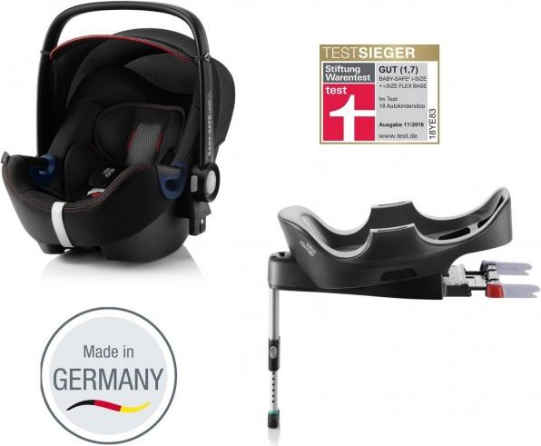 Britax Römer Autosedačka Baby-Safe 2 i-Size Bundle Flex, Cool Flow-Black - obrázek 1