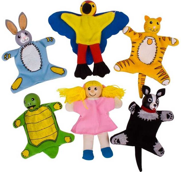 Bigjigs Toys Prstoví maňásci sada Domácí zvířátka - obrázek 1