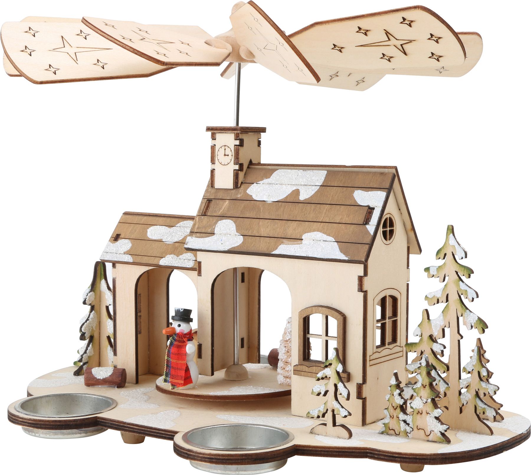 Small Foot Dřevěná vánoční pyramida Advent - obrázek 1