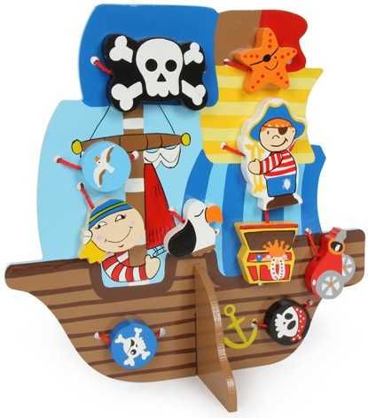 Small Foot Provlékací hra pirátská loď - obrázek 1