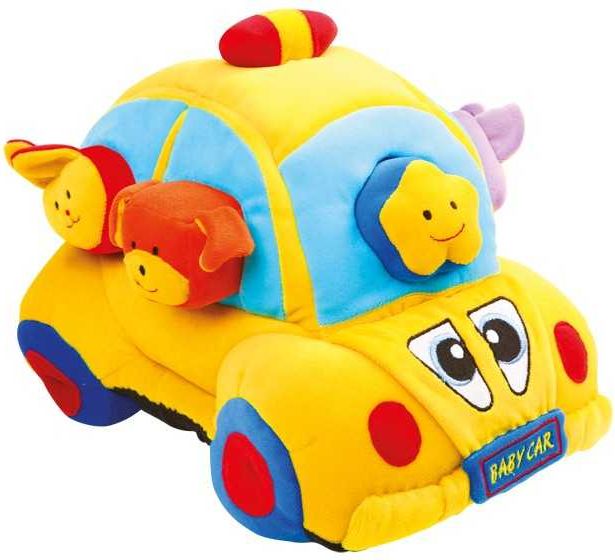 Small Foot Textilní hračky auto se zasunovacími tvary - obrázek 1