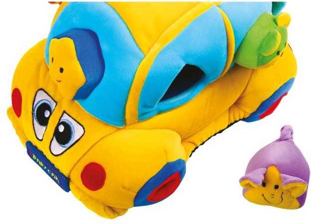 Small Foot Textilní hračky auto se zasunovacími tvary - obrázek 2