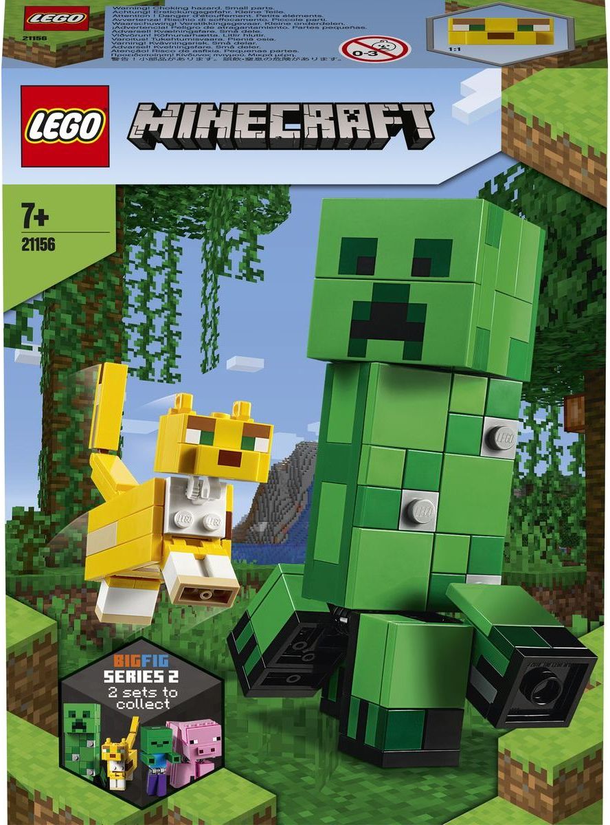 LEGO Minecraft 21156 Velká figurka: Creeper™ a Ocelot - obrázek 1