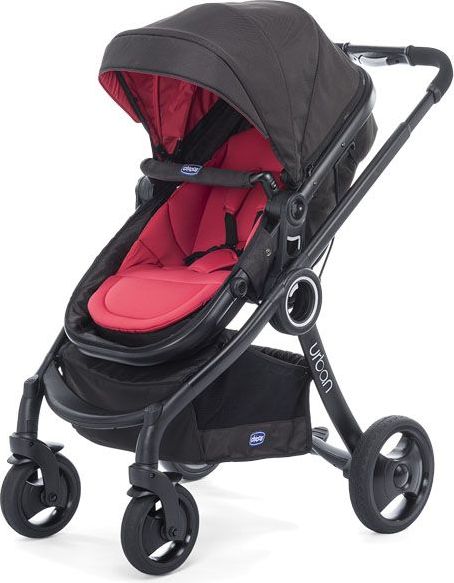 CHICCO Kočárek trojkombinace Urban Plus Crossover Red Passion + Auto-Fix Fast - obrázek 2