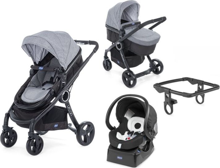 CHICCO Kočárek trojkombinace Urban Plus Crossover Special Edition - Legend + Auto-Fix Fast - obrázek 1