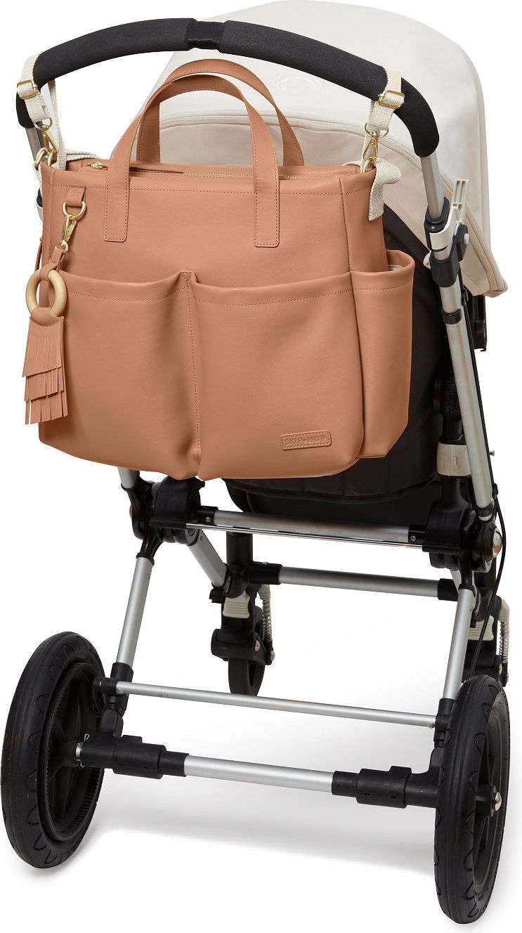 SKIP HOP Taška přebalovací Greenwich Simply Chic - Caramel - obrázek 2
