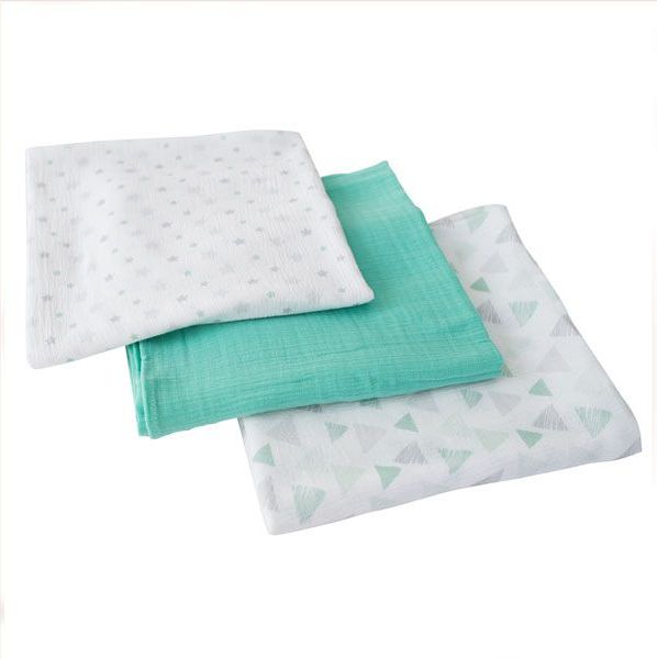 SUMMER INFANT SwaddleMe mušelínová přikrývka 3ks pastelová sada - obrázek 1