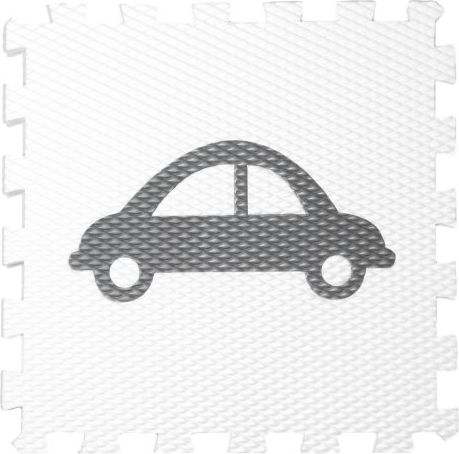 MINIDECKFLOOR PĚNOVÉ PUZZLE 12 DÍLŮ - TLAPKA, MRAK, AUTO, HVĚZDA - obrázek 5